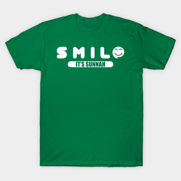 Smile It's Sunnah 2 T-Shirt by ahmadzakiramadhan